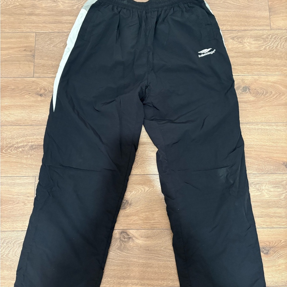 Balenciaga Black Mesh-Lined Pants